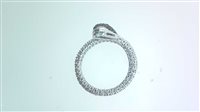 Anello Bolzoni Donna Memory form in Oro bianco Diamante 0.44 Ct AB4484 - AB4484